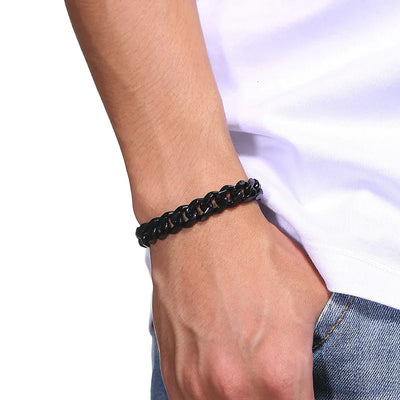 316L Stainless Steel Cuban Chain Bracelet for All - Smarsty