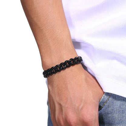 316L Stainless Steel Cuban Chain Bracelet for All - Smarsty