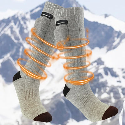 Electric Heating Socks 3 Mode Rechargeable Anti-Cold Thermal Heated Foot Warmer For Outdoor Camping Ski Sport Winter(no battery)