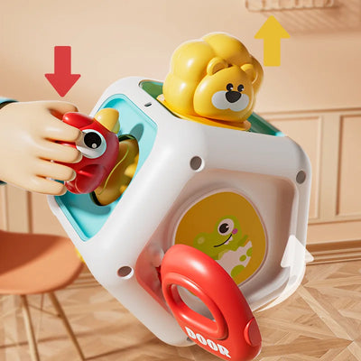 Montessori Sensory Toys Baby Busy Cube Activity Travel Toy Educational Learning Fidget Toys for Fine Motor Skills Children Gift - Smarsty