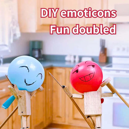Double Battle Poke Balloon Toy Head Parent-child Interactive Toy Handmade - Smarsty