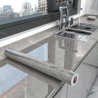 Marble Waterproof Kitchen Wallpaper Easy Peel and Stick - Smarsty