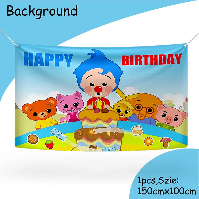 Disney Cartoon Theme Birthday Party Disposable Tableware Set - Smarsty