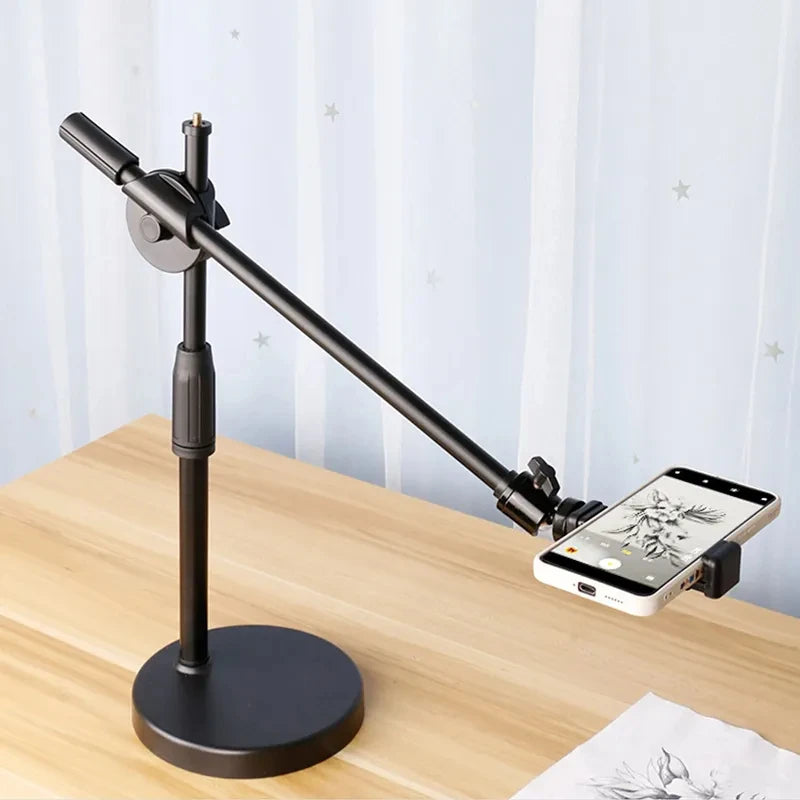 Overhead Tripod With Ring Light For Nail Art Photography - Smarsty