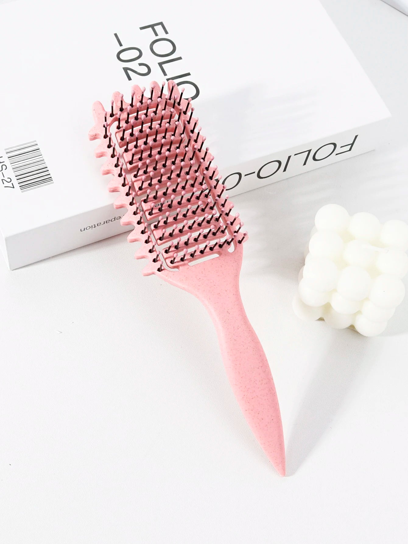 Curly Hair Styling Brush with Nylon Bristles - Smarsty
