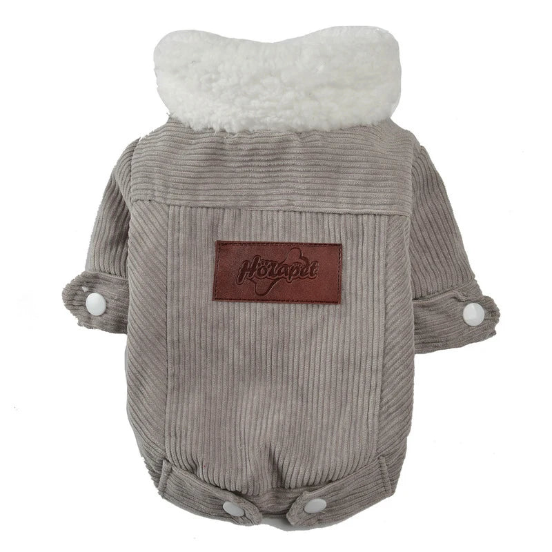 Warm Fleece Dog Jacket for Small Pets - Smarsty