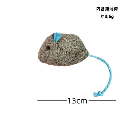 Funny Plush Cat Toy Soft Solid Interactive Mice Mouse Toys For Funny Kitten Pet Cats Playing Scratch Training Game Supplies