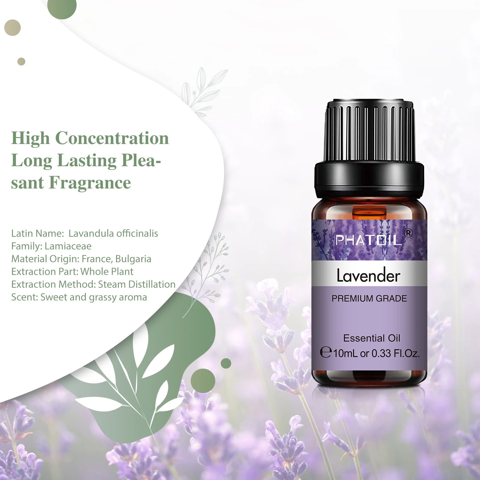 Pure Lavender Essential Oil for Relaxation and Skin Care - Smarsty