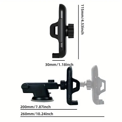 Universal Car Phone Holder With 360 Degree Rotation Suction - Smarsty