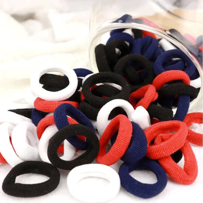 200 Pack Nylon Hair Bands Colorful Gentle No Damage - Smarsty