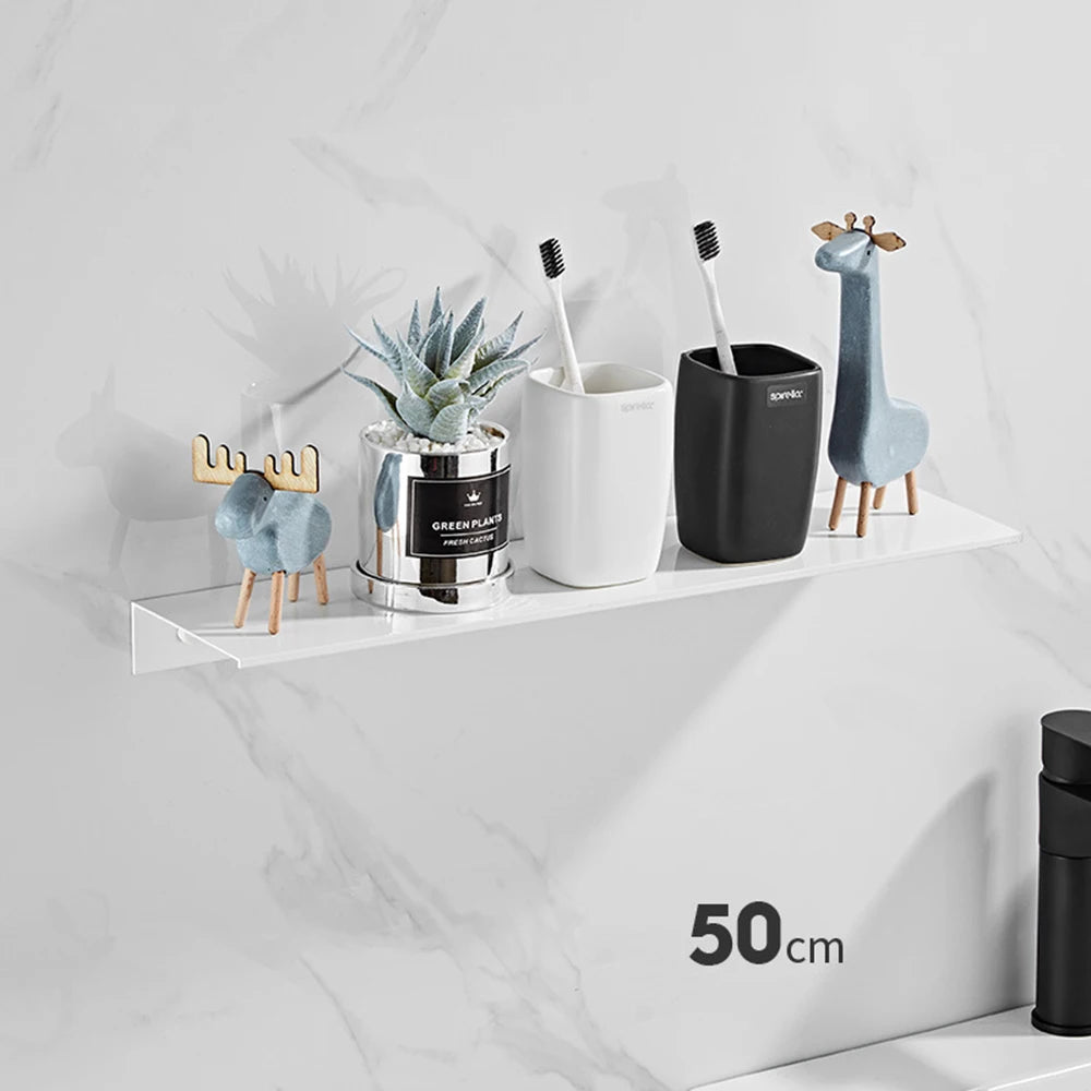 Aluminum Floating Bathroom Shelf for Organized Storage - Smarsty