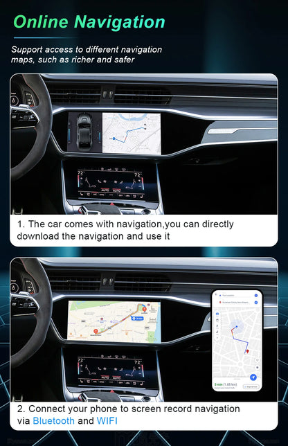 Wireless CarPlay Android Auto Adapter For OEM Car Stereo - Smarsty