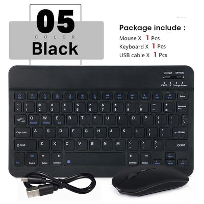 Compact Bluetooth Wireless Keyboard And Mouse For Tablet - Smarsty
