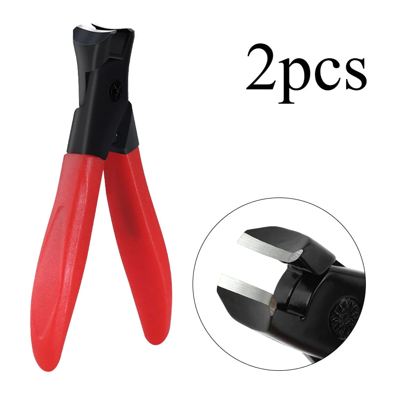 Stainless Steel Anti-Splash Nail Clipper for Thick Fake Nails - Smarsty