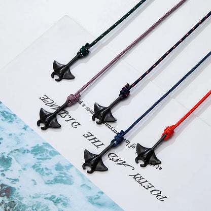 Adjustable Ocean Animals Manta Ray Paracord Bracelet - Smarsty
