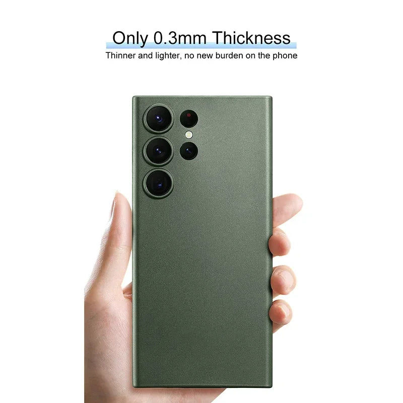 UltraThin 0.3mm Clear Shockproof Galaxy Case Matte Frosted - Smarsty