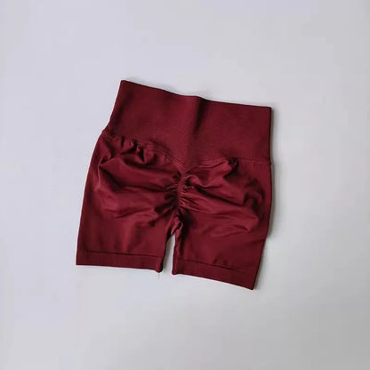 Women's High-Waist Breathable Yoga Shorts for Summer Running Short Tights Leggings Cycling Workout Gym Shorts Sports Shorts - Smarsty