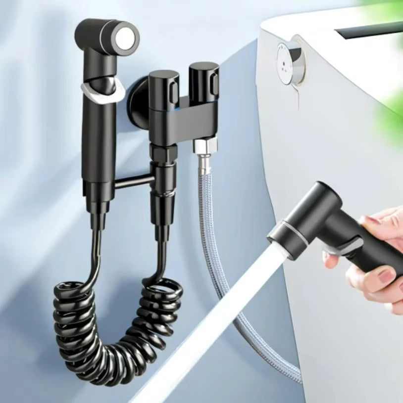 Portable Cold Water Bidet Sprayer Set for Easy Cleaning - Smarsty