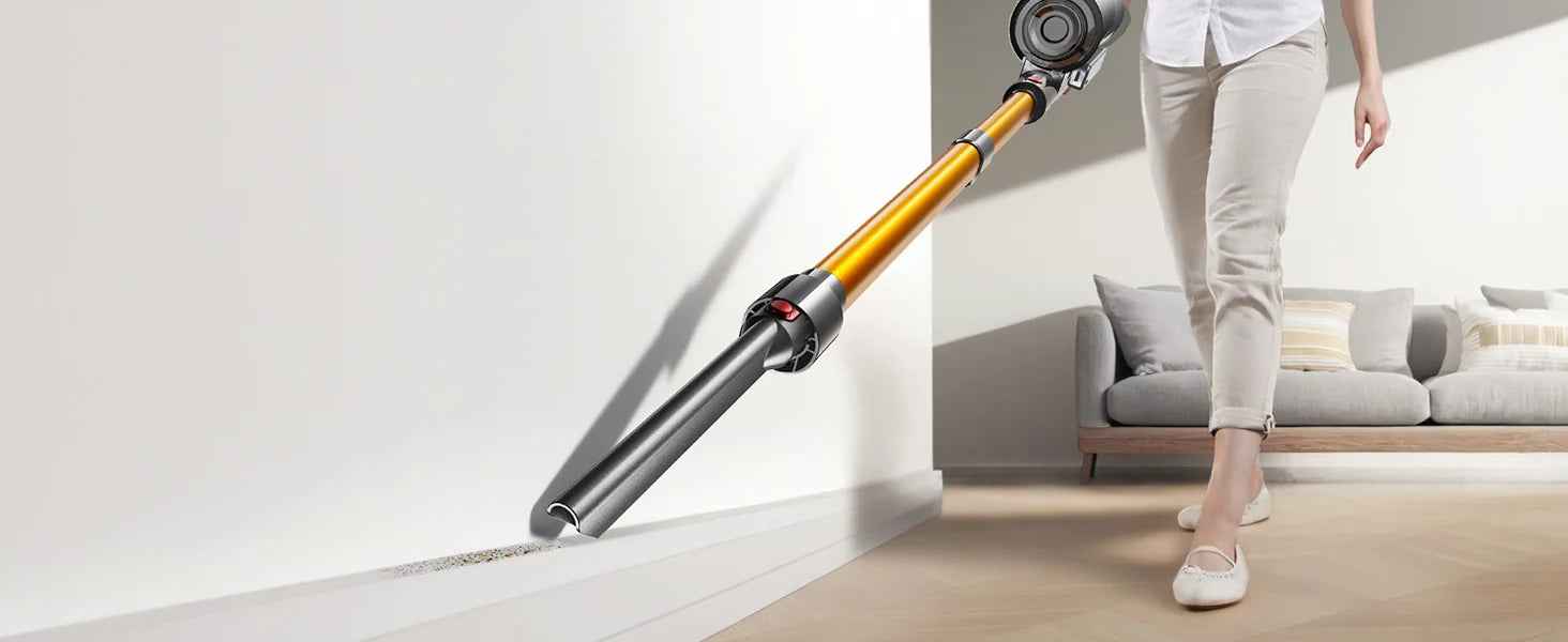 Kissof S17 Pro 550W/55KPA Cordless Vacuum Cleaner, 60Mins  Self-Standing Vacuum Cleaners for Home, Anti-Tangle Stick Vacuum - Smarsty