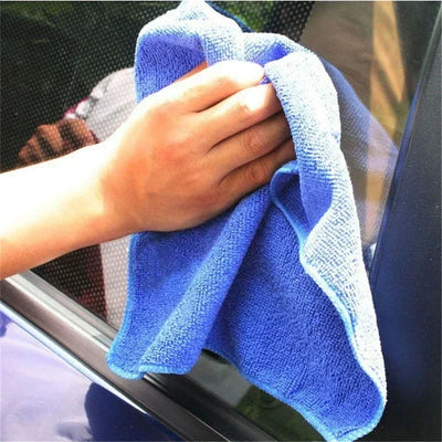 10Pcs Microfiber Towels Car Wash Drying Cloth Towel Household Cleaning Cloths Auto Detailing Polishing Cloth Home Clean Tools - Smarsty