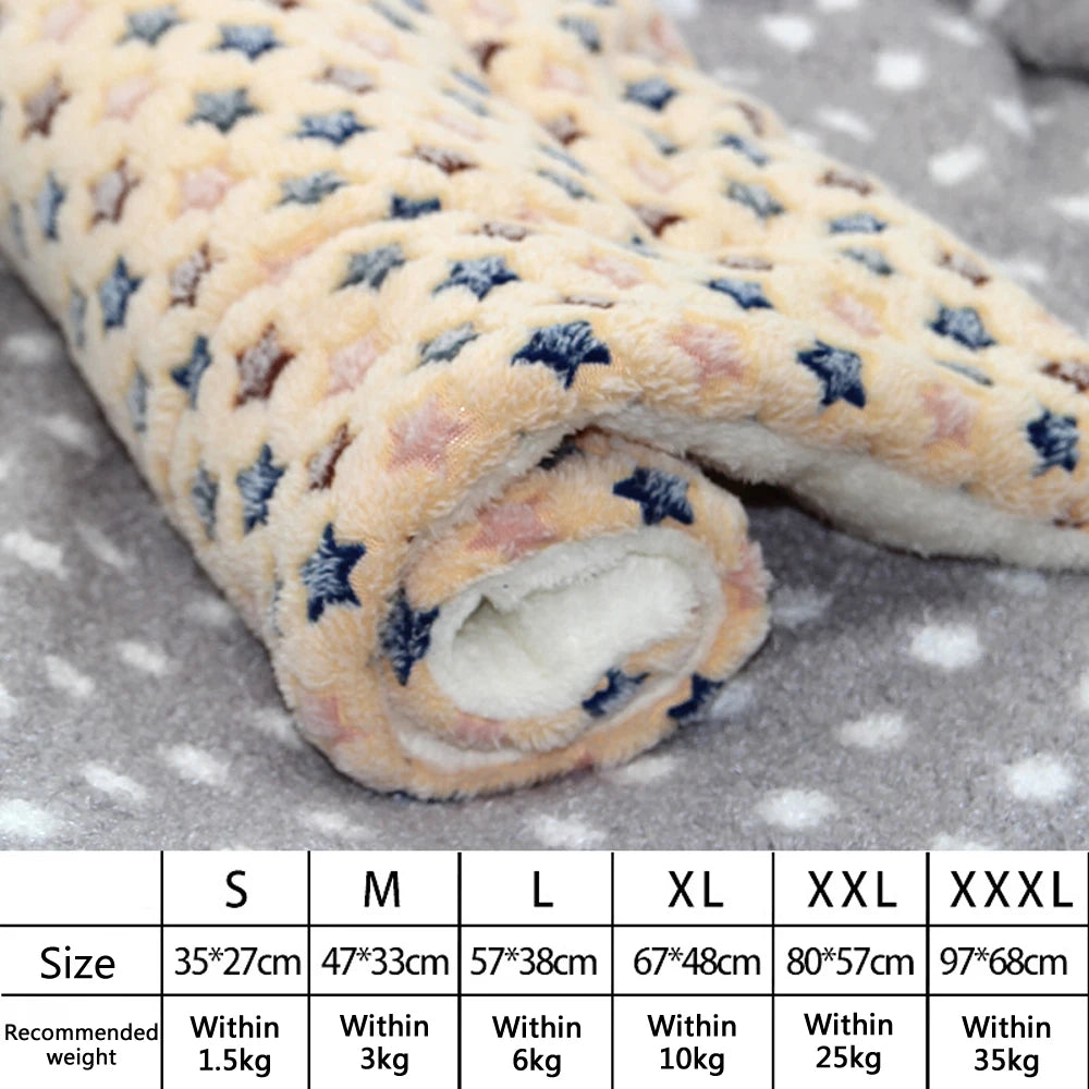 Thickened Flannel Dog Bed Mat for Comfort - Smarsty