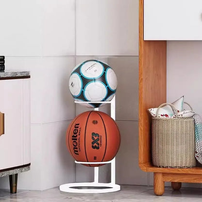 2/3/4/5Layers Basketball Storage Rack Indoor Children Balls Placed Rack Football Volleyball Basketball Holder Balls Metal Stand by Smarsty