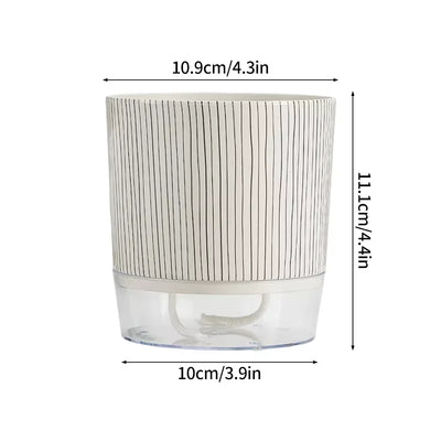 Self-watering Flower Pot Lazy Automatic Hydroponics Plants Pot Cotton Rope Watering Succulent Potted Planters Home Office Decor