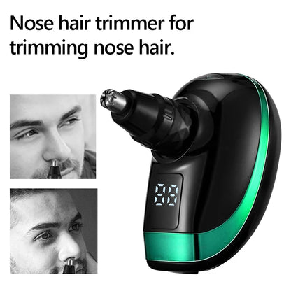 5 In 1 Men's Rechargeable Electric Shaver with Floating Heads - Smarsty