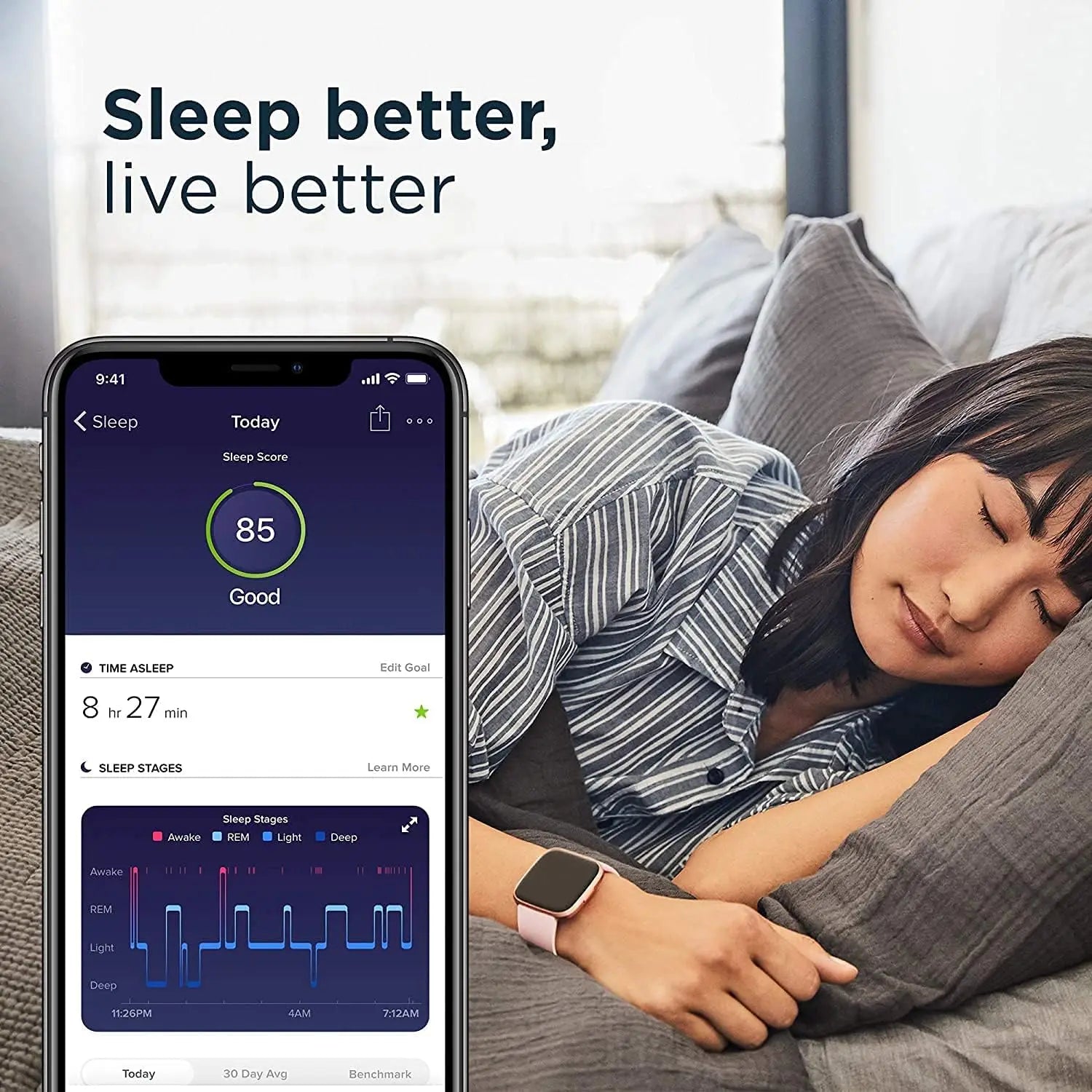 Fitbit Versa 2 Smartwatch with Heart Rate and Sleep Tracking - Smarsty