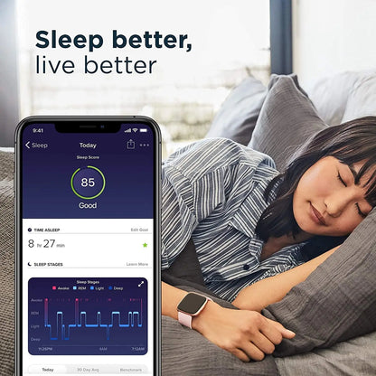 Fitbit Versa 2 Smartwatch with Heart Rate and Sleep Tracking - Smarsty