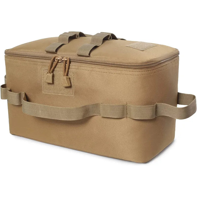 Outdoor Camping Gas Tank Storage Bag Large Capacity Ground Nail Tool Bag Gas Canister Picnic Cookware Utensils Kit Bag - Smarsty