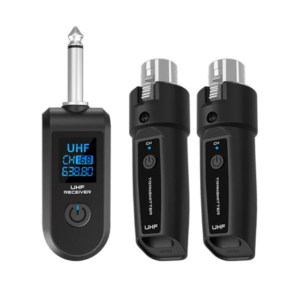 Wireless Microphone System with XLR and 6.5 Transmitter - Smarsty