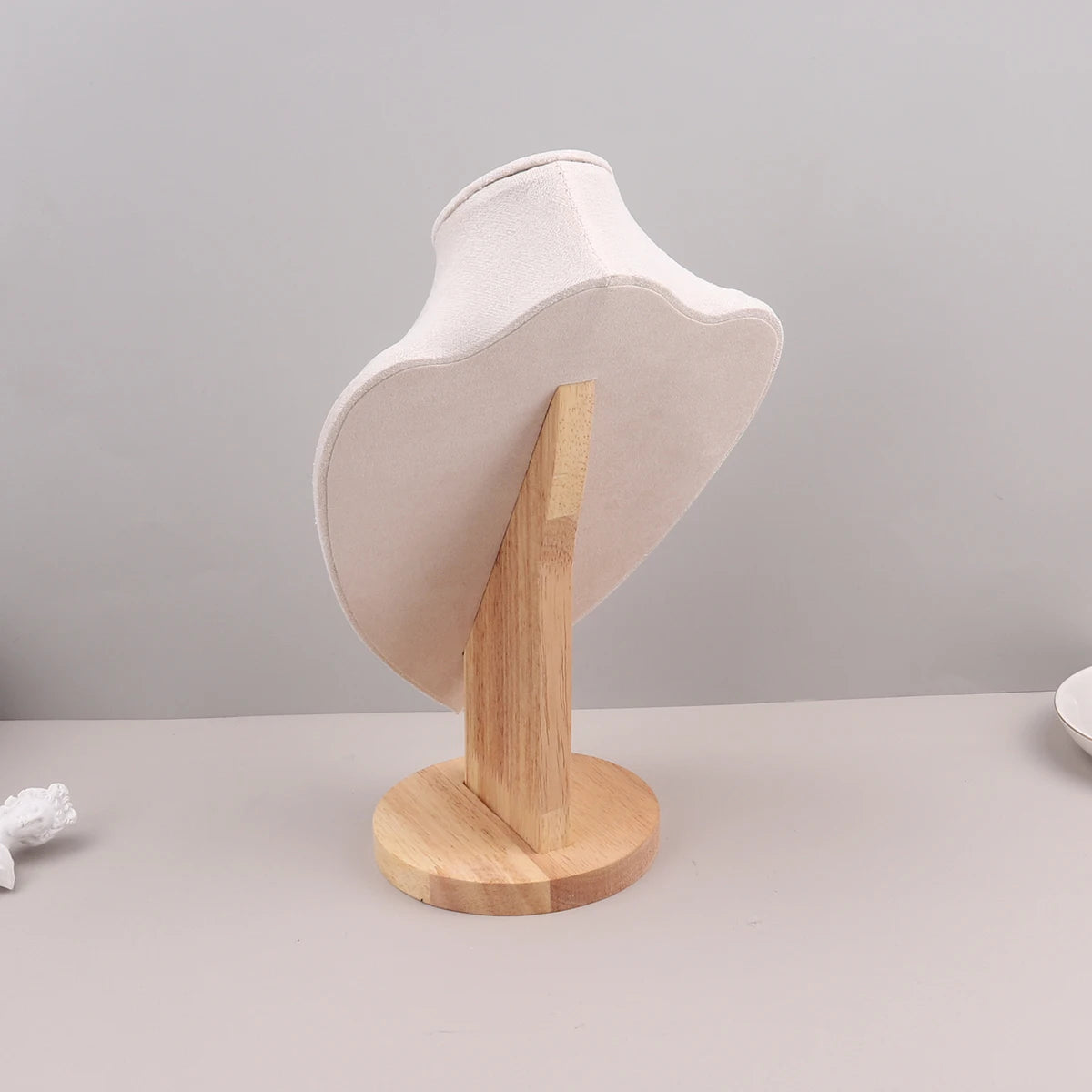 Velvet Jewelry Display Stand for Necklaces and Pendants - Smarsty