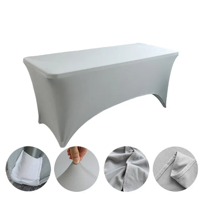 Stretch Spandex Table Cover for Rectangular Tables - Smarsty