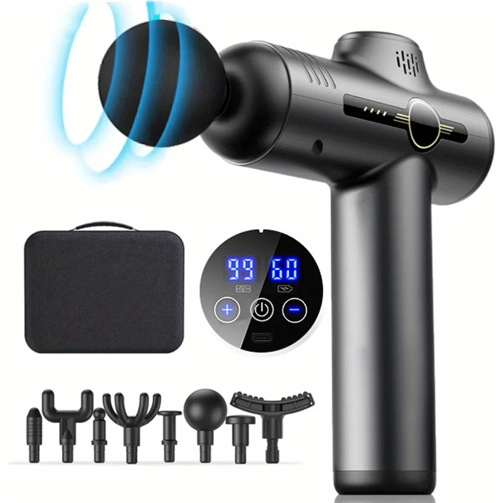 Portable Vibration Massage Gun for Deep Muscle Relaxation - Smarsty