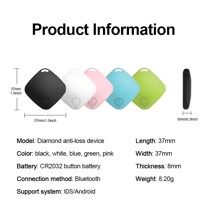 Mini GPS Tracker Bluetooth Anti-Lost Device for Kids - Smarsty