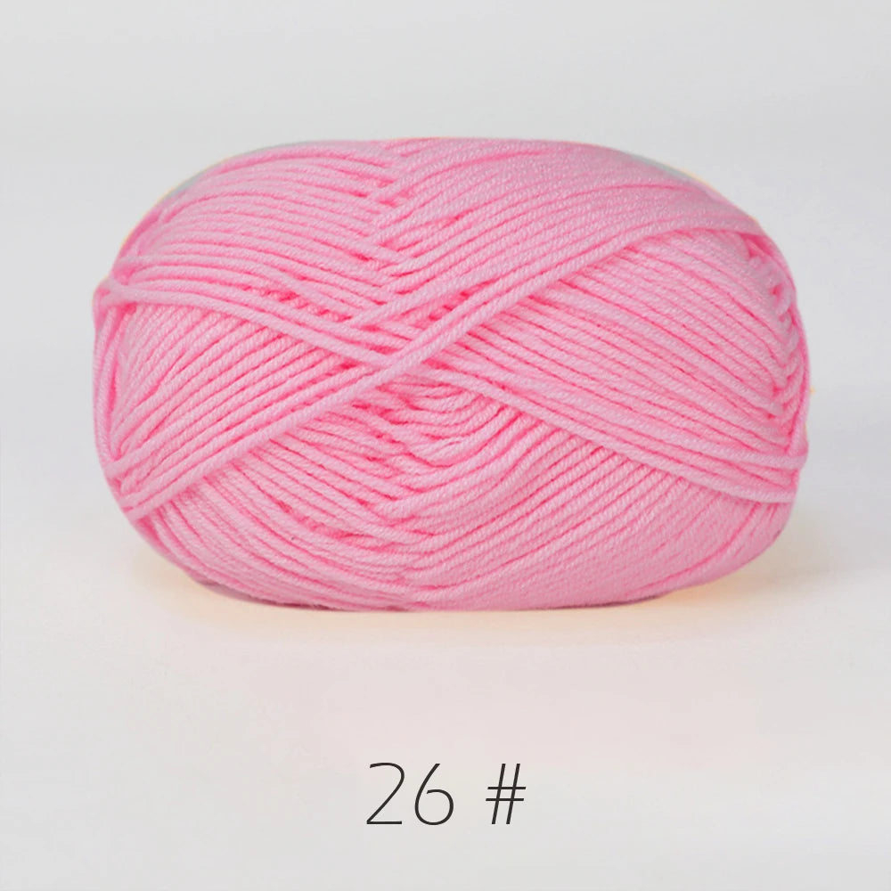 Soft Milk Cotton Yarn for Hand Knitting Projects - Smarsty
