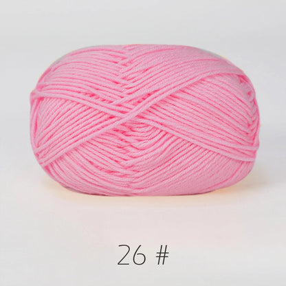 Soft Milk Cotton Yarn for Hand Knitting Projects - Smarsty