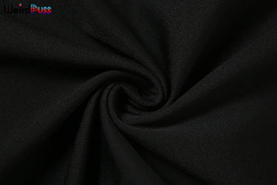 Weird Puss Party Strapless Dress Women Patchwork Mesh Summer Trend Sleeveless Midnight Sexy Hip Mini Bodycon Skinny Clubwear - Smarsty