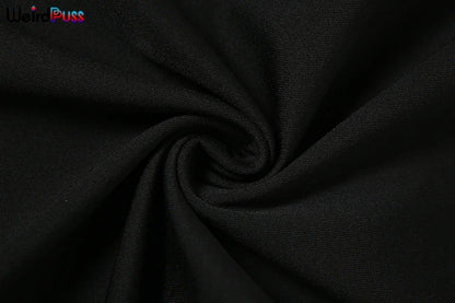 Weird Puss Party Strapless Dress Women Patchwork Mesh Summer Trend Sleeveless Midnight Sexy Hip Mini Bodycon Skinny Clubwear - Smarsty