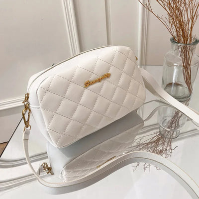 2024 Tassel Small Messenger Bag For Women Trend Lingge Embroidery Camera Female Shoulder Bag Fashion Chain Ladies Crossbody Bags - Smarsty