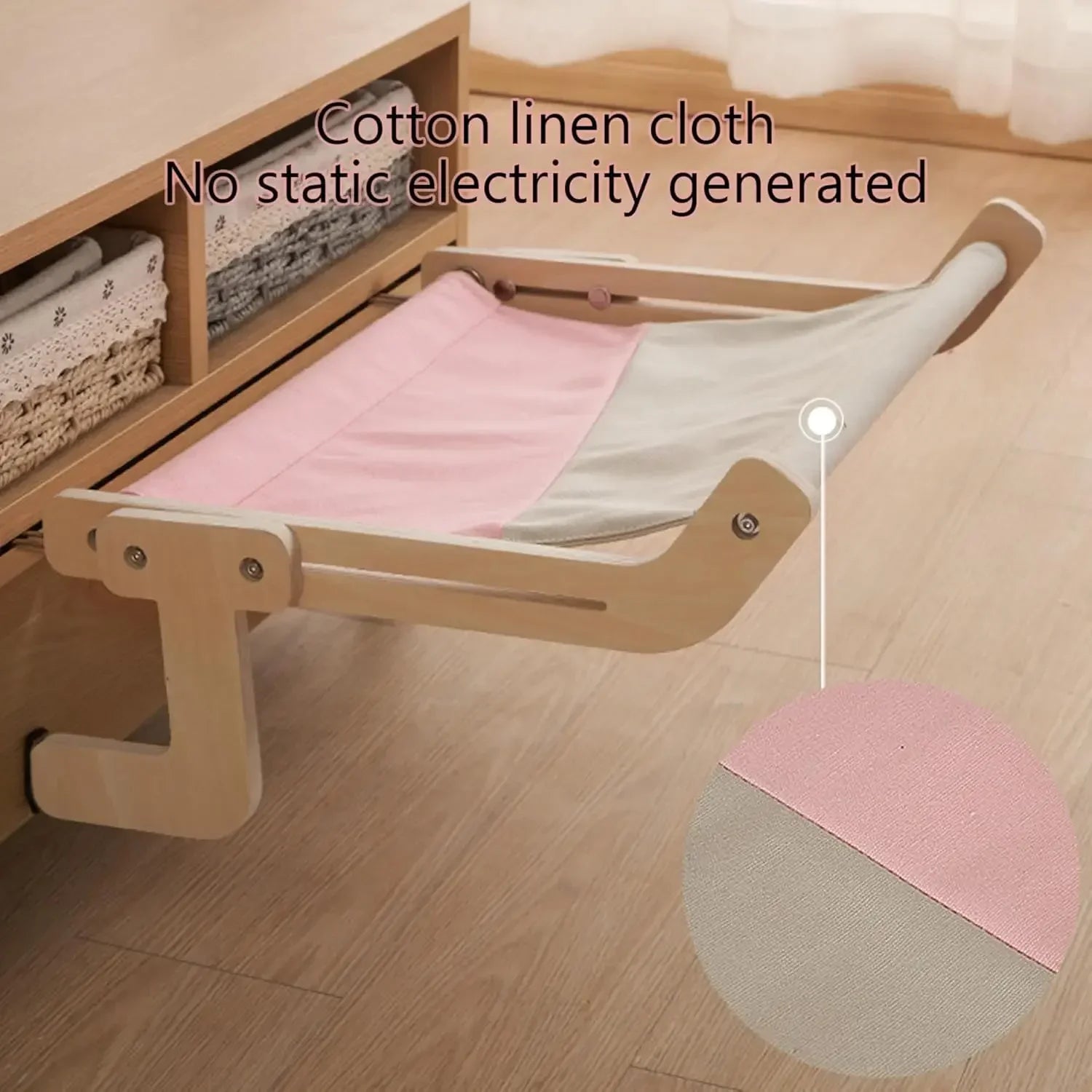Cat Hammock with Window and Detachable Balcony - Smarsty
