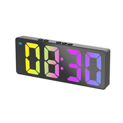 LED Digital Alarm Clock with Voice Control and Dual Snooze - Smarsty