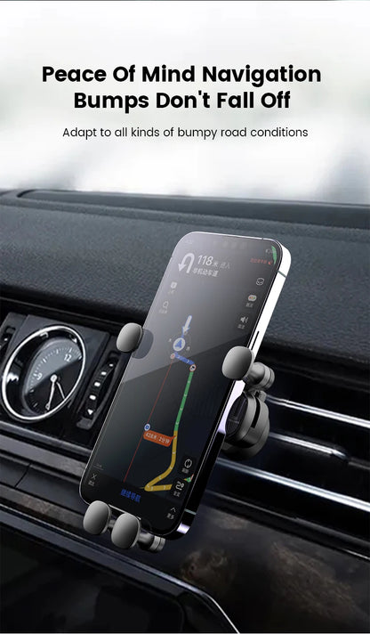 Gravity Car Phone Holder Air Vent Mount For Universal Fit - Smarsty