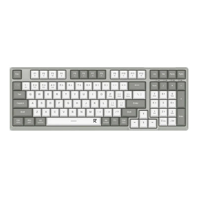 Redragon BK7114 Low-Profile 2.4G BT Wireless Computer 98 Keys Slim Office PC Scissors Mechanism Tactile Quiet Keystroke Keyboard