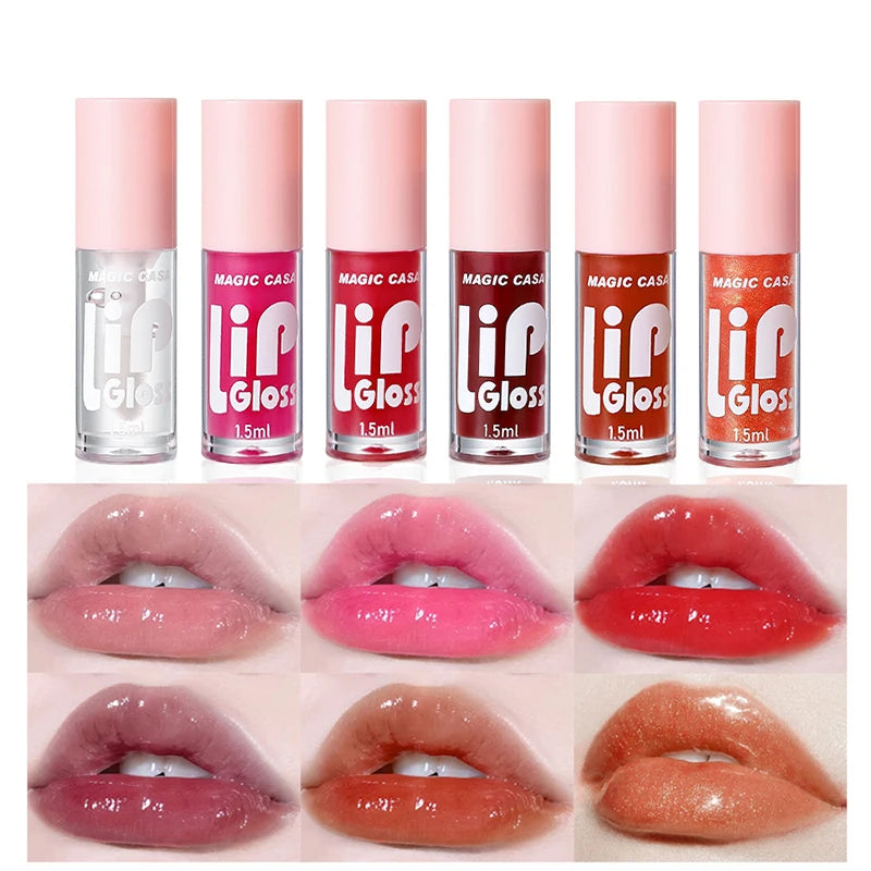 Magic Casa 6-Piece Jelly Lip Oil Set for Plumping Hydration - Smarsty
