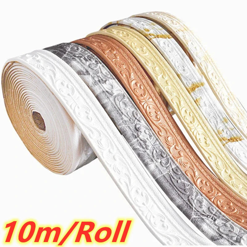 3D Self Adhesive Wall Trim Waterproof Border - Smarsty