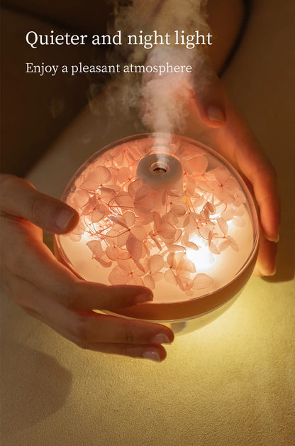 USB Rechargeable 270ML Air Humidifier with LED Light - Smarsty
