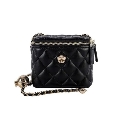 Mini Shoulder Bag Crossbody With Camellia Chain Box - Smarsty
