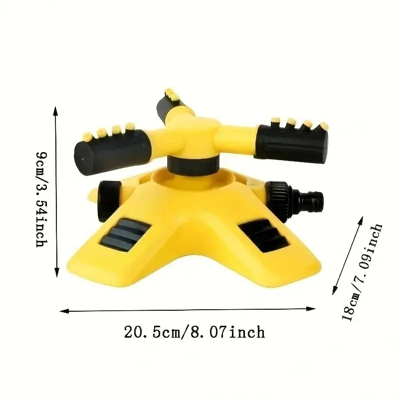 360 Degree Rotating Lawn Sprinkler for Large Area Irrigation - Smarsty